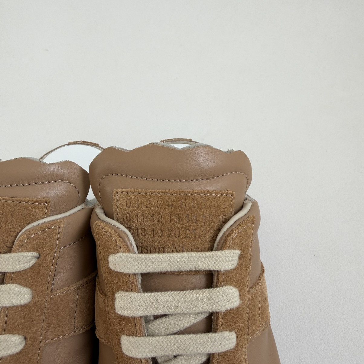 Maison Margiela S/S 20 Tan Leather ‘Mule’ GAT Sneakers Size US 7 / IT 37 - 11 Thumbnail