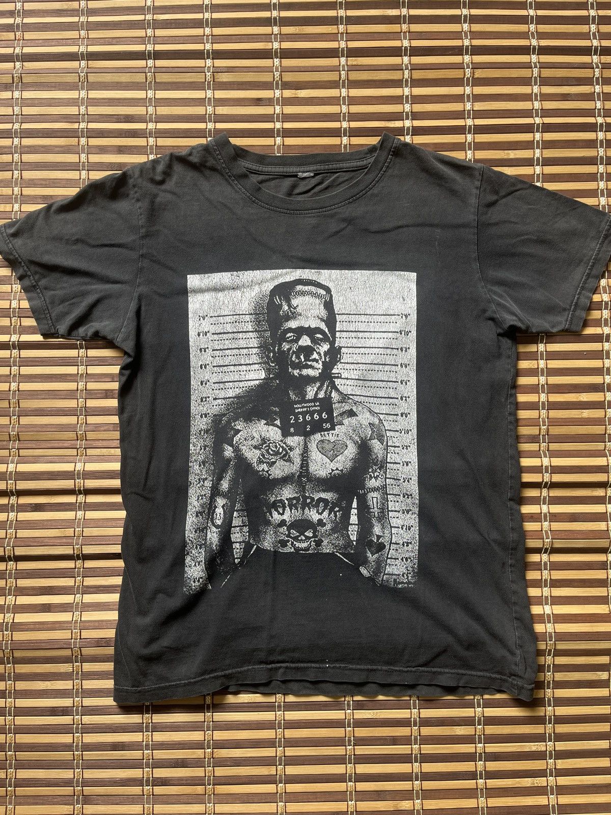 Expert Horror × Vintage Faded Black Vintage Frankenstein 1931 Prisoner Horror TShirt Size US S / EU 44-46 / 1 - 2 Thumbnail
