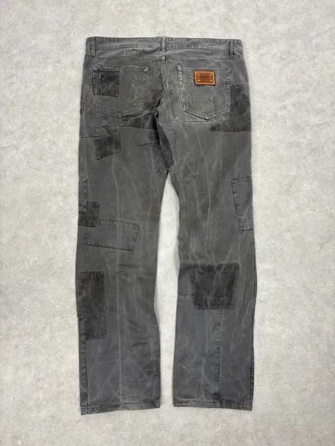 Dolce & Gabbana AW2010 Dolce & Gabbana Grey Multi Pockets Avant-Garde Pants Size US 37 - 7 Thumbnail