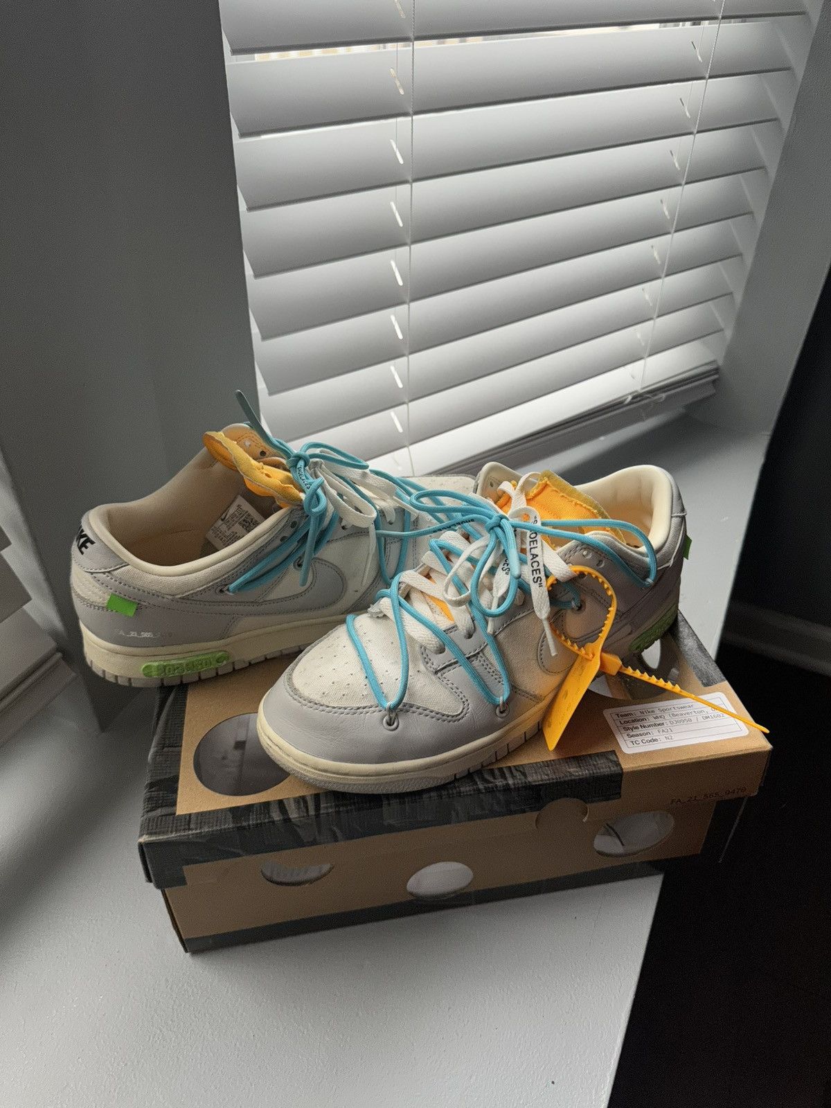 Nike × Off-White Off-White Nike Dunk 50 Lot Size US 9.5 / EU 42-43 - 1 Thumbnail