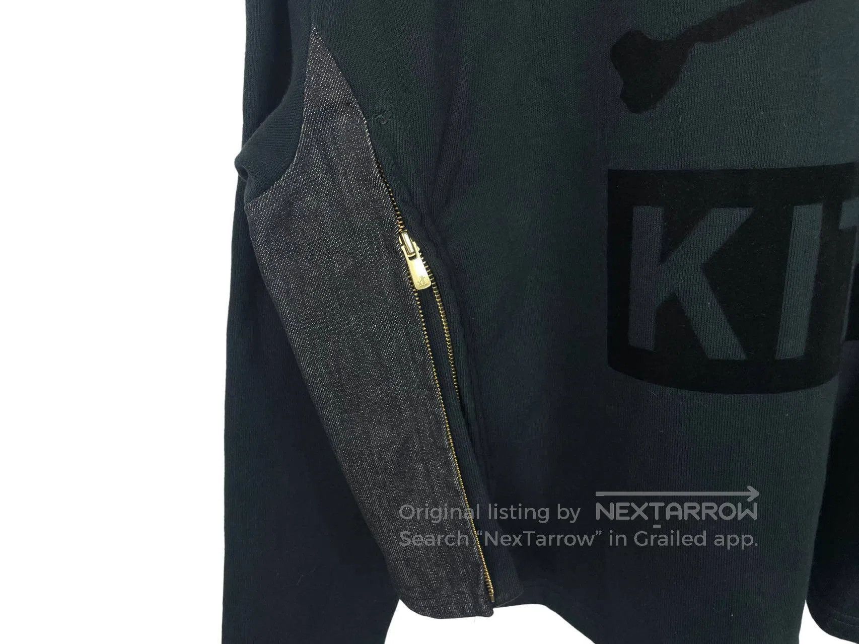 Kith KITH Black Hooded Fleece Skull Ribbon Sweatshirt Size US S / EU 44-46 / 1 - 7 Thumbnail