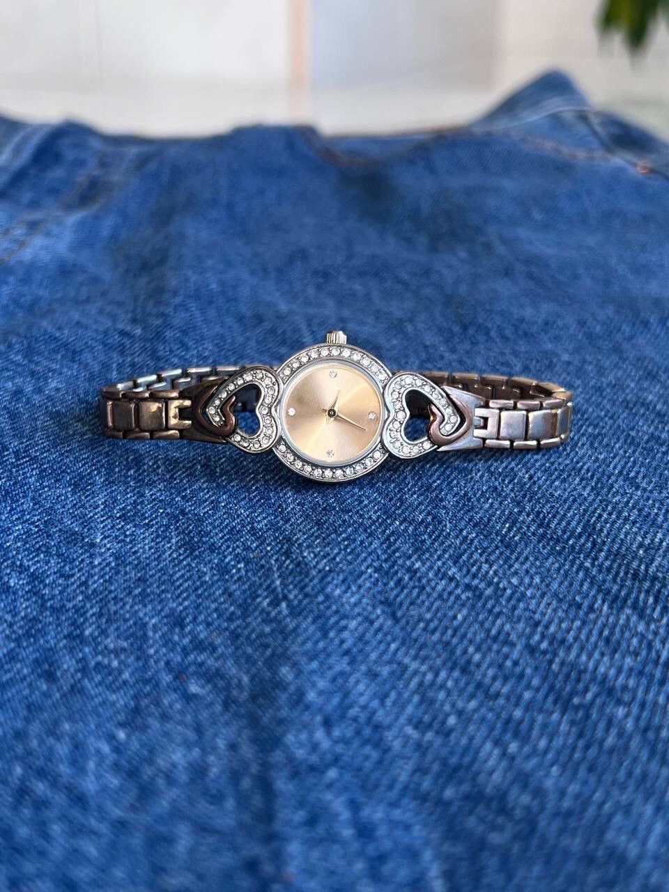 Japanese Brand × Vintage Vintage ❤️ Heart Japanese style futuristic Steel Watch Size ONE SIZE - 2 Thumbnail