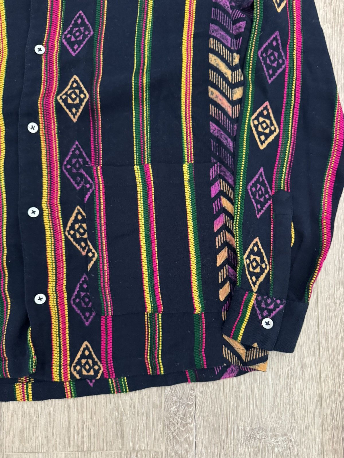 Other Baziszt Camp Collar Woven Geometric Shirt 100% Cotton Size US S / EU 44-46 / 1 - 6 Thumbnail