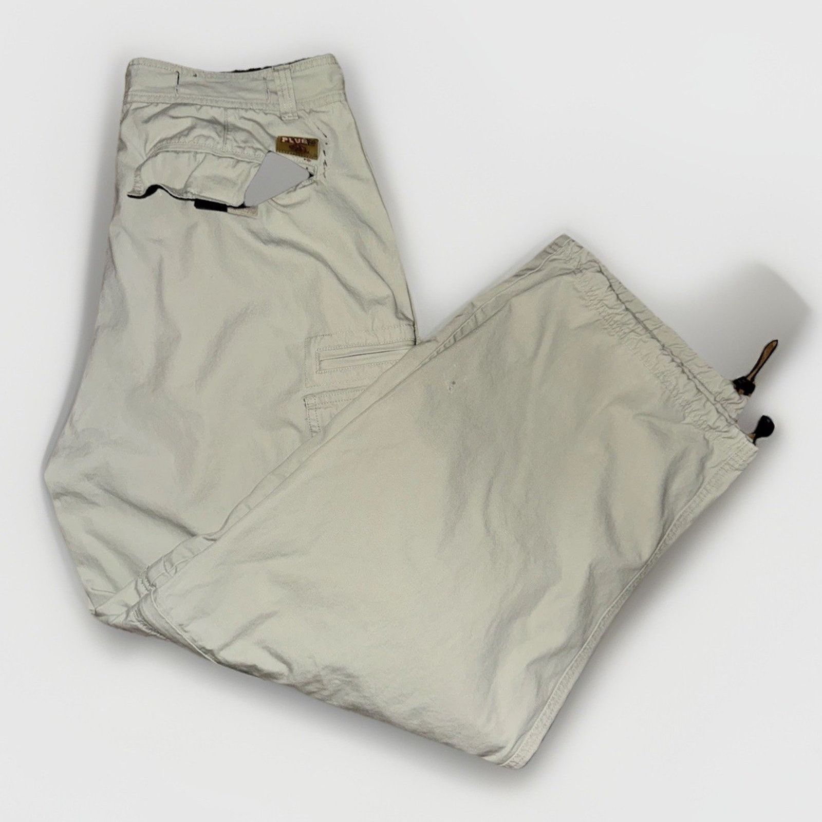 Vintage Vintage Plugg Convertible Cargo Pants Tan 36x32 Size US 36 / EU 52 - 6 Thumbnail
