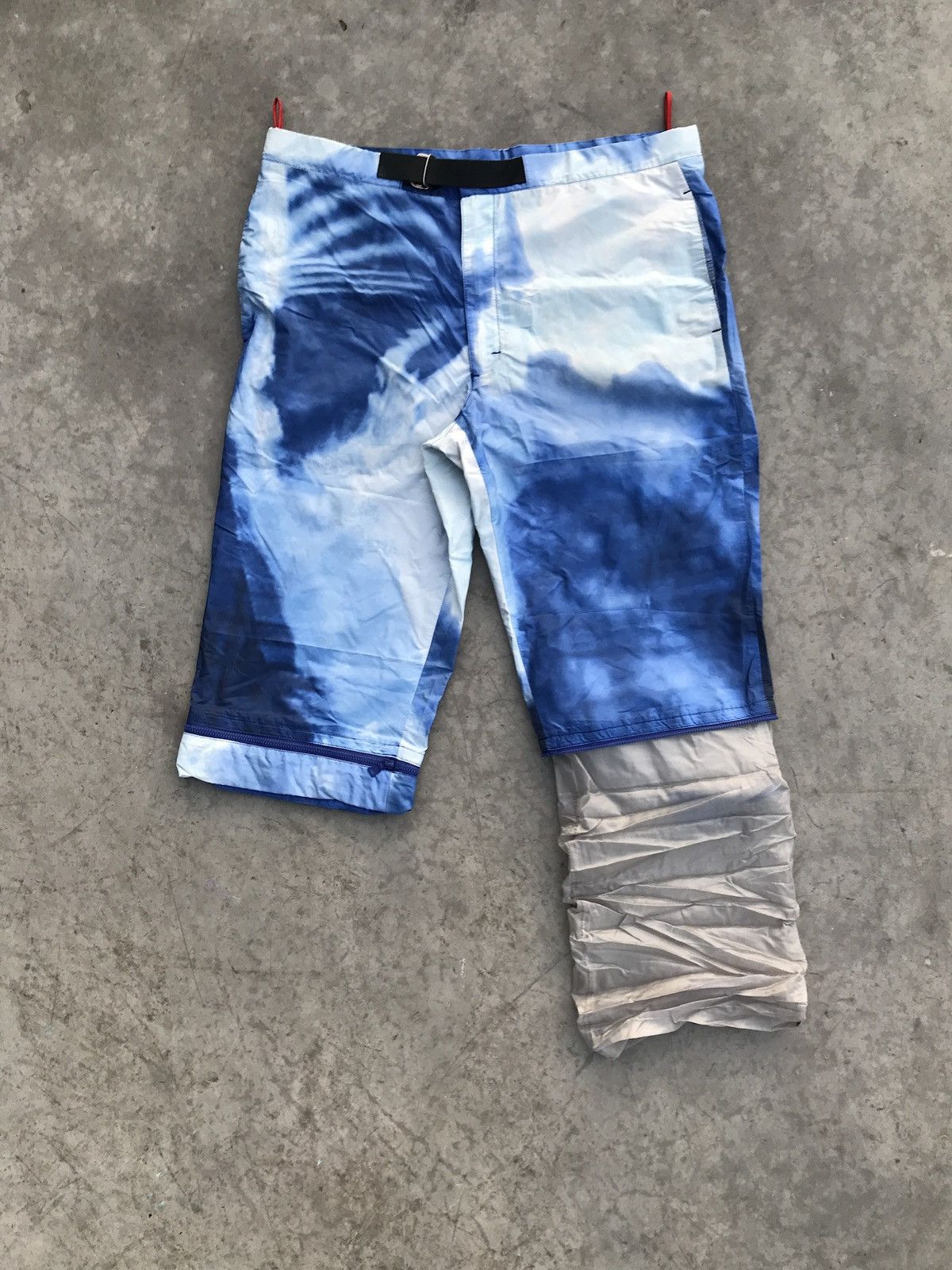 Prada Prada nylon tie die pants shorts Size US 32 / EU 48 - 1 Thumbnail