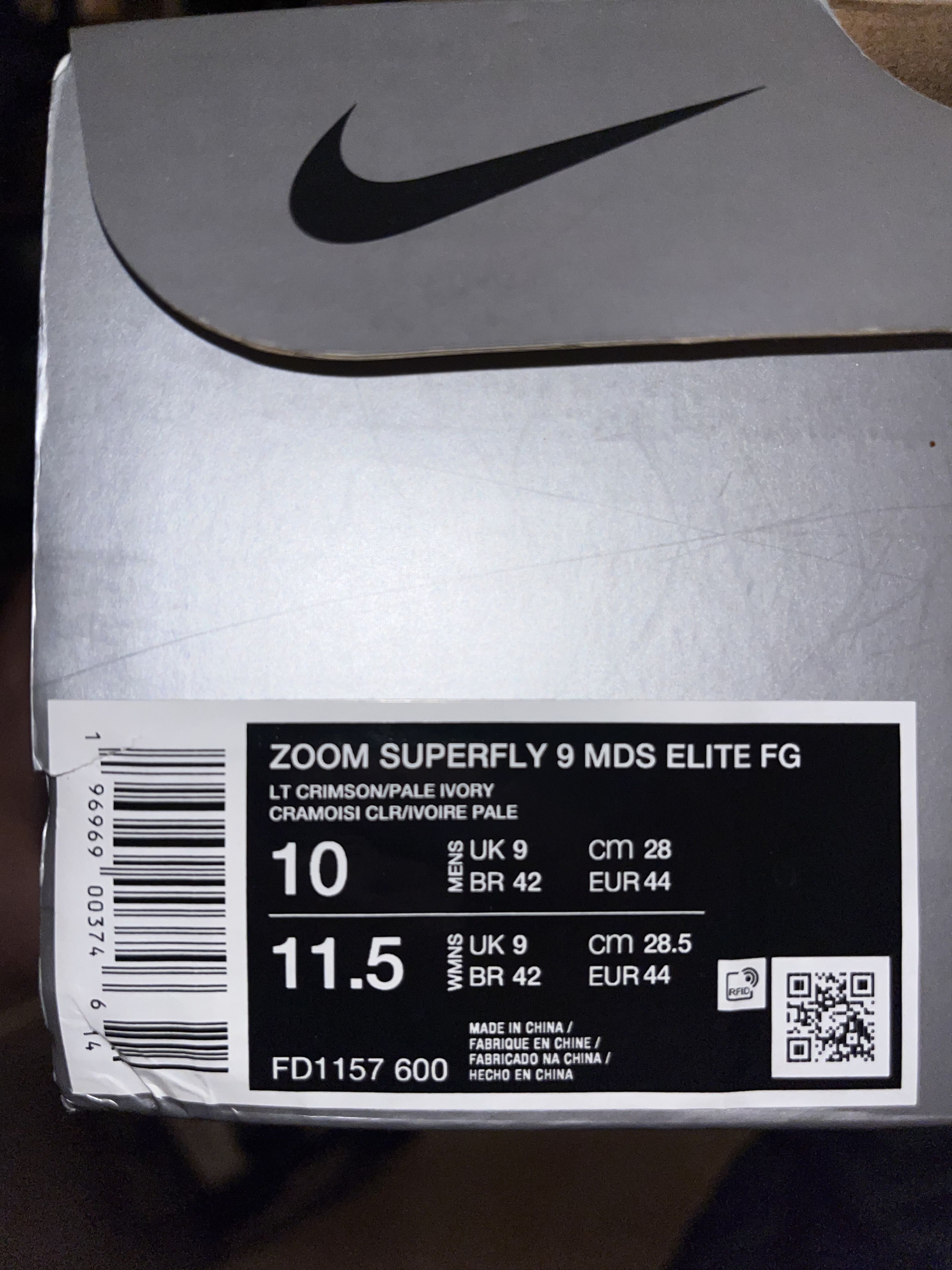 Nike Zoom SuperFly 9 MDS Elite FG Size US 10 / EU 43 - 8 Thumbnail