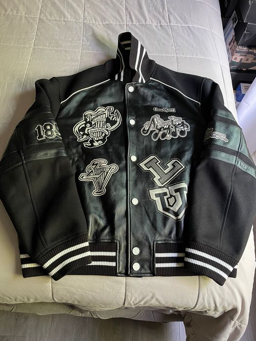 louis vuitton black leather jacket