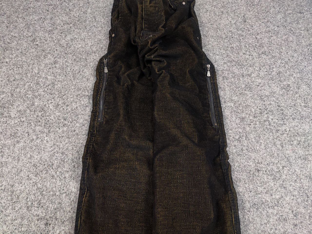 Versace 🔥 Vintage 90's Versace Corduroy Gradient fabric Zip Pants Size US 34 / EU 50 - 8 Thumbnail