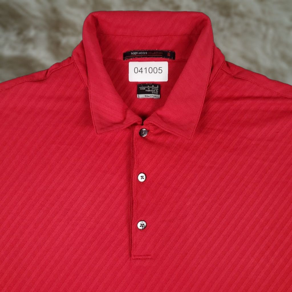 Nike Nike Polo Shirt Men L Red Cotton Nike Golf Short Sleeve Polo Shirt Men L Red Cotton Casual Size US L / EU 52-54 / 3 - 1 Thumbnail