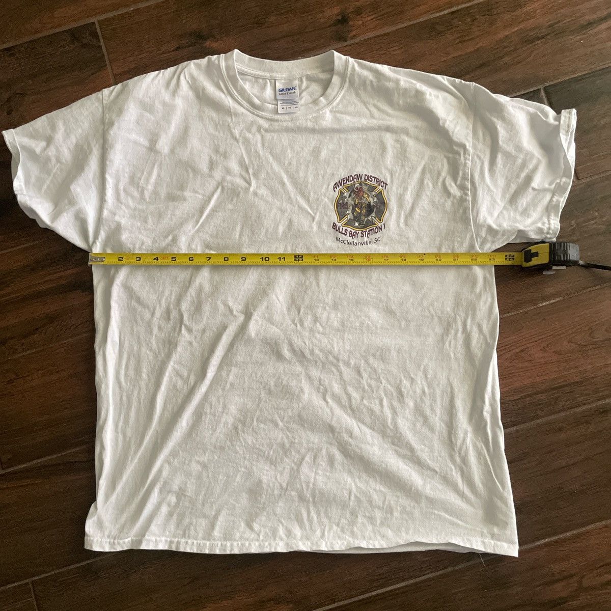 Vintage firefighter tee Size US XL / EU 56 / 4 - 4 Thumbnail