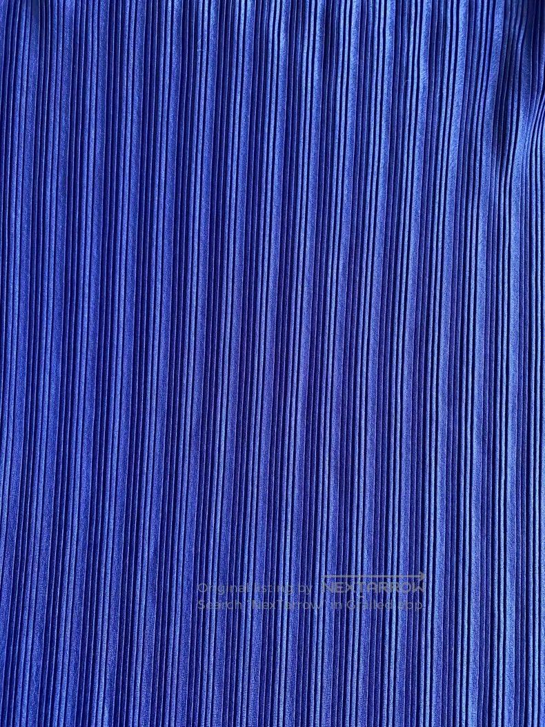 Issey Miyake Issey Miyake Blue Rib Top Size L / US 10 / IT 46 - 3 Thumbnail