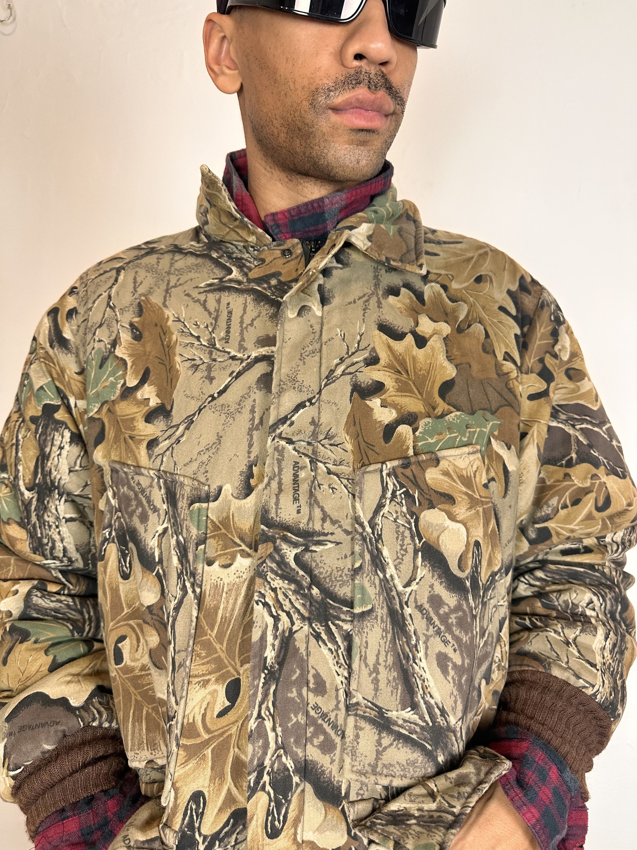 Vintage Vintage Brown Quilted Real Tree Camo Jacket - XL Size US XL / EU 56 / 4 - 6 Thumbnail