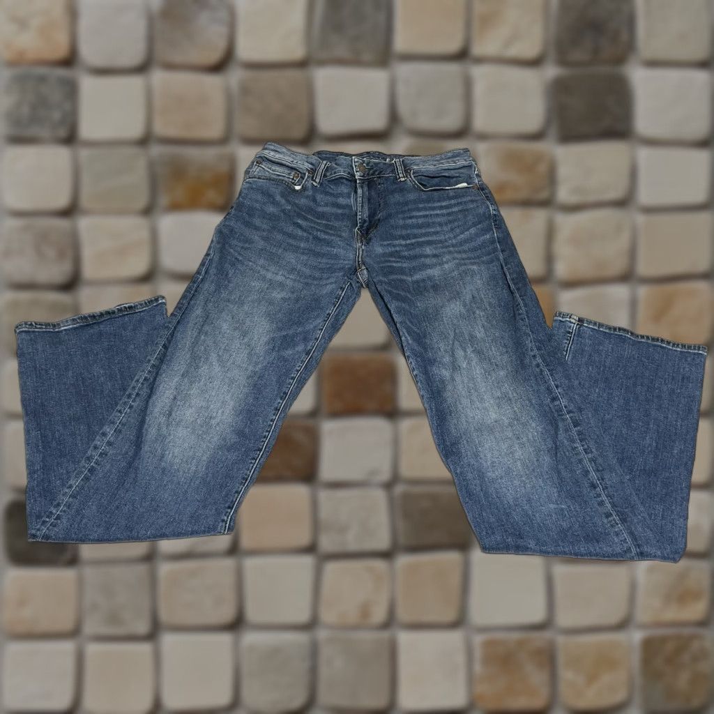 American Eagle Outfitters American Eagle Outfitters Original Boot Jeans Mens 32x36 Blue Denim Bootcut 5-Pocket Mid Rise Regular Size 32 Casual Fit USA Theme Size US 32 / EU 48 - 1 Thumbnail