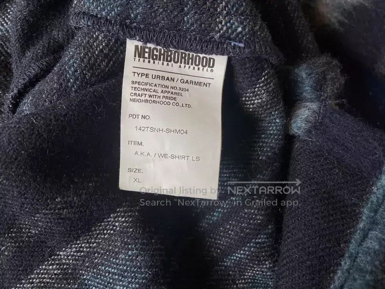 Neighborhood Neighborhood Embroidered Crewneck Wool Sweater Coat Size US XL / EU 56 / 4 - 7 Thumbnail
