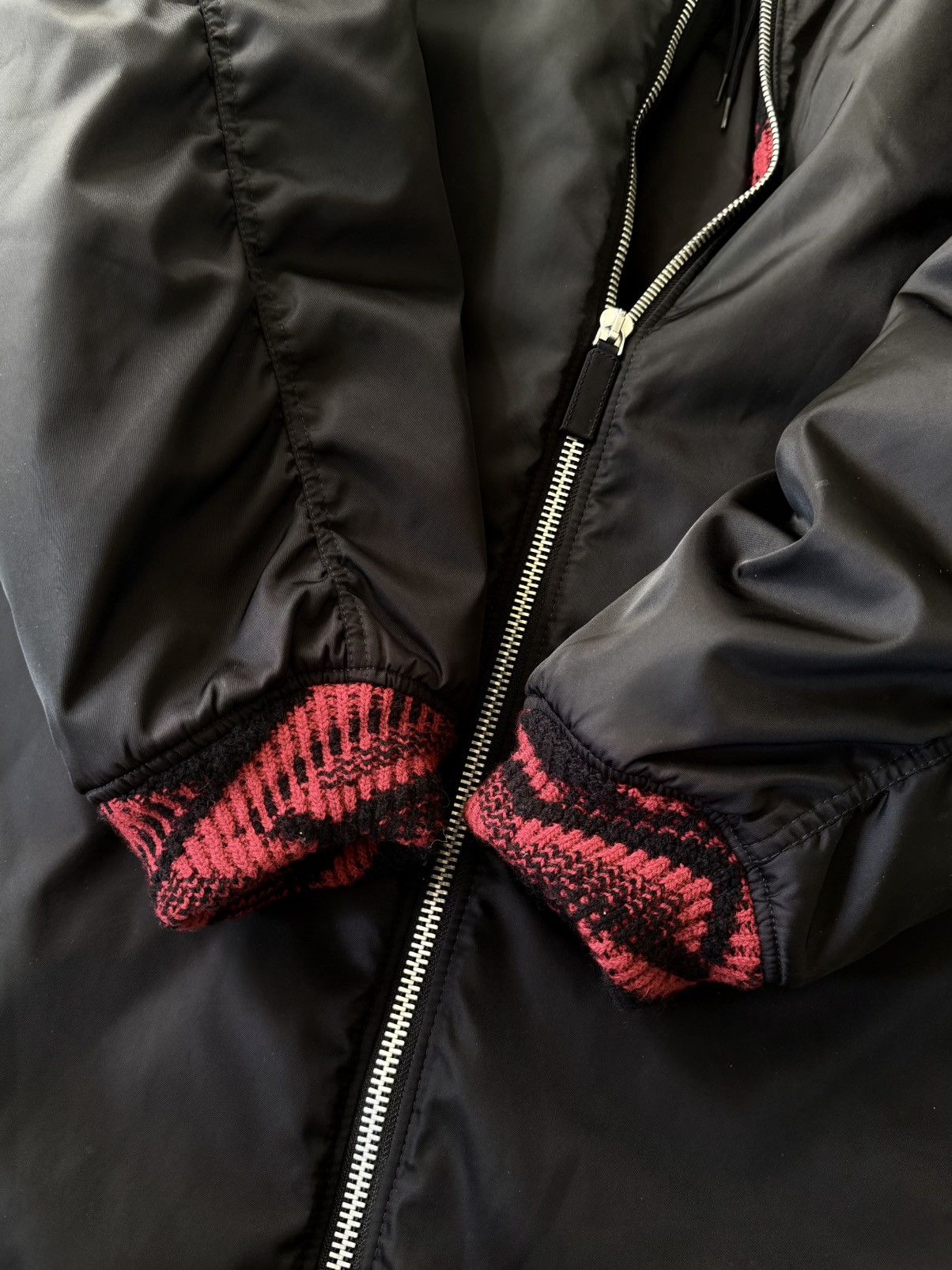 Prada Prada F/W21 Runway by Raf Simons Re-Nylon Zip Hoodie Bomber Size US S / EU 44-46 / 1 - 4 Thumbnail