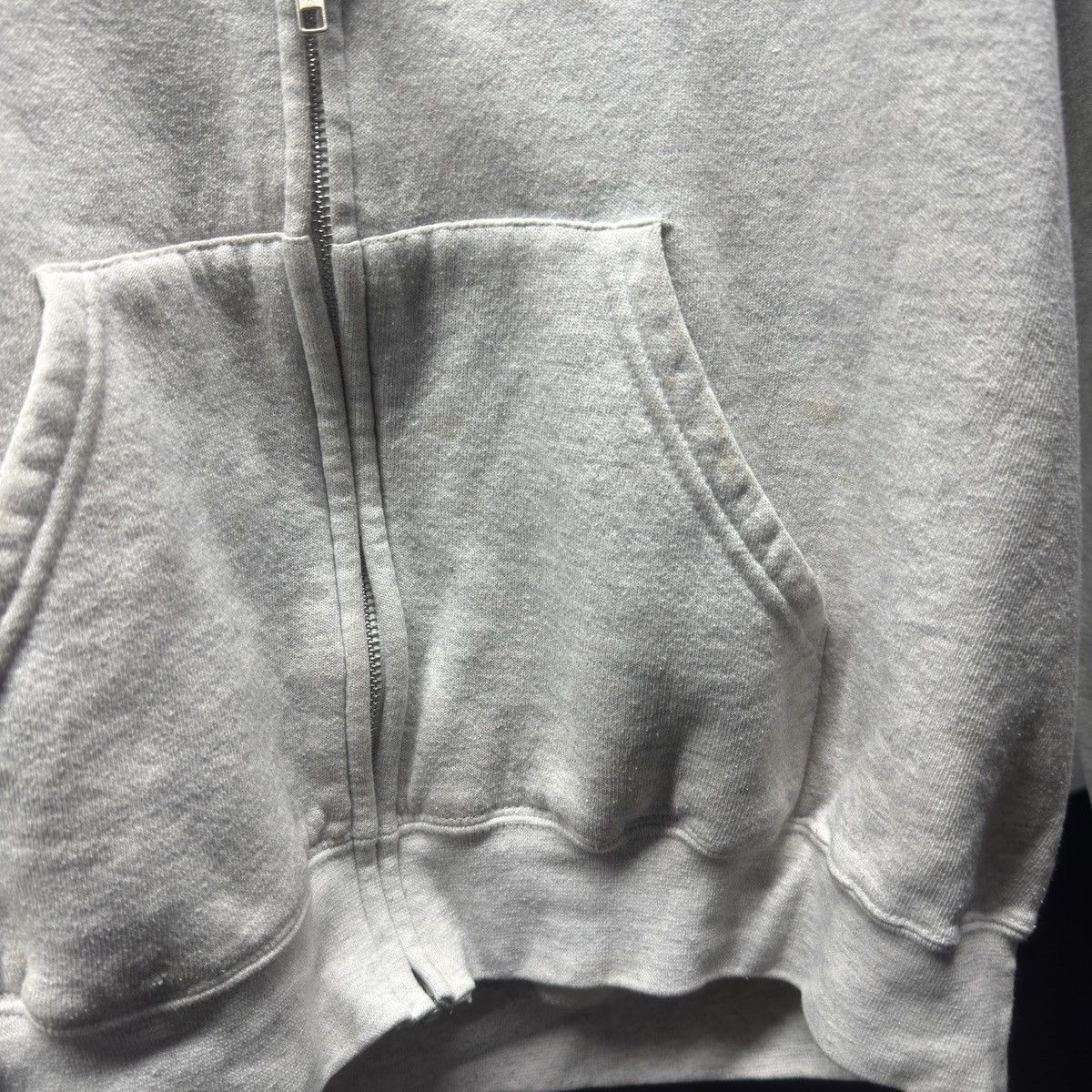 Vintage Thrashed Faded Distressed Pug Dog Zip Up Hoodie ERD Grunge Size US XL / EU 56 / 4 - 12 Thumbnail