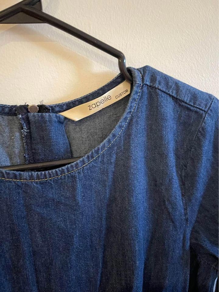Designer Zapelle Denim Dress size S/m Size M / US 6-8 / IT 42-44 - 5 Thumbnail