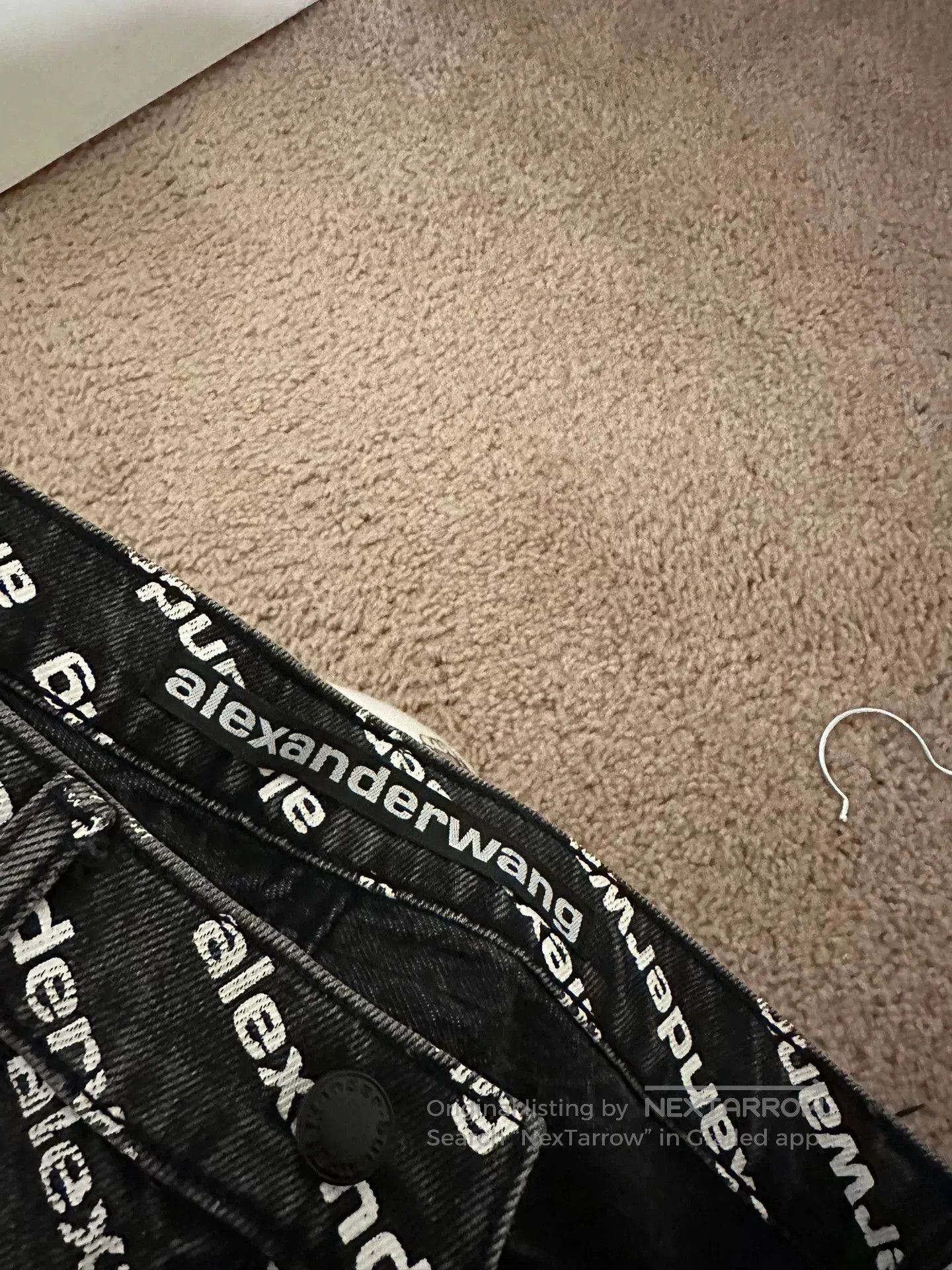 Alexander Wang Alexander Wang Logo Denim Jeans Size 24. Size 24" / US 00 / IT 34 - 4 Thumbnail
