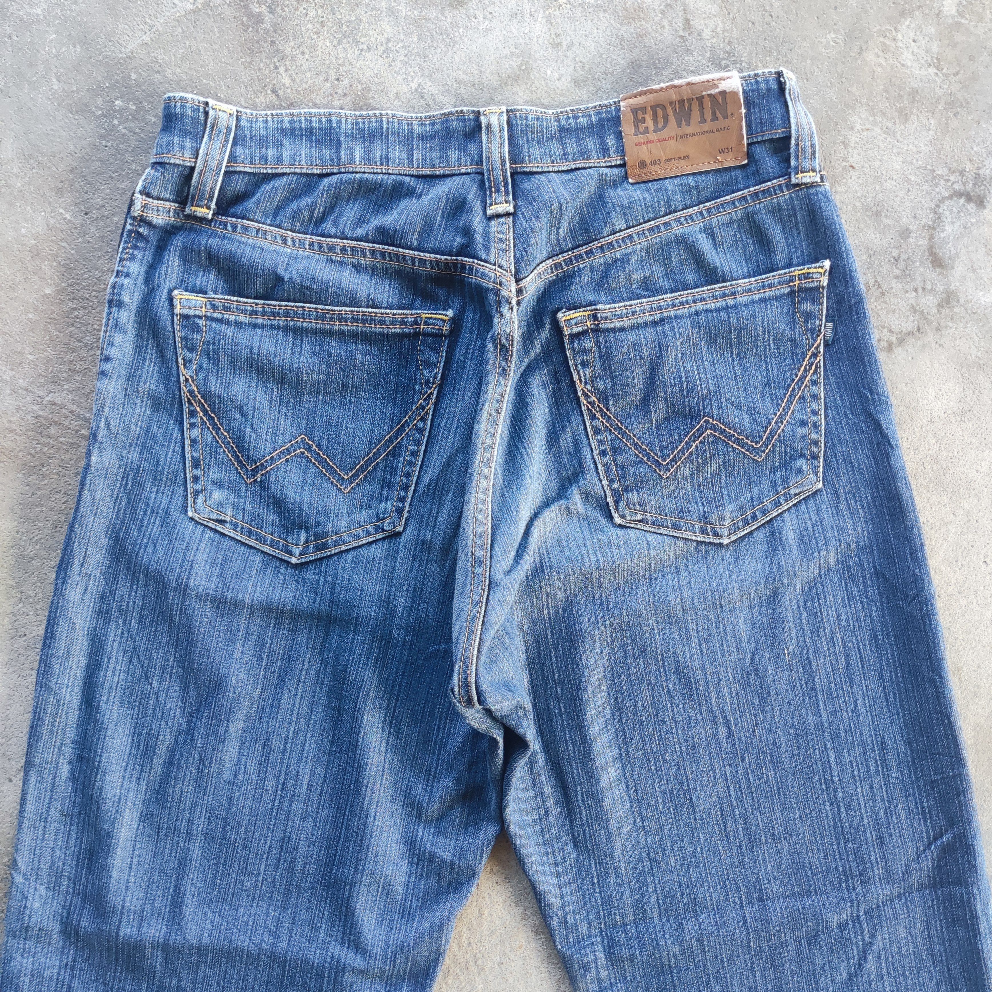 Edwin Vintage Edwin Brand Buggy Jeans Distressed Ripped Pants Size US 30 / EU 46 - 10 Thumbnail
