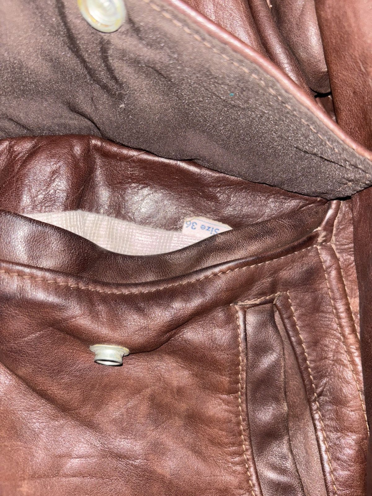Schott Vintage Schott a2 leather jacket Size US XS / EU 42 / 0 - 5 Thumbnail