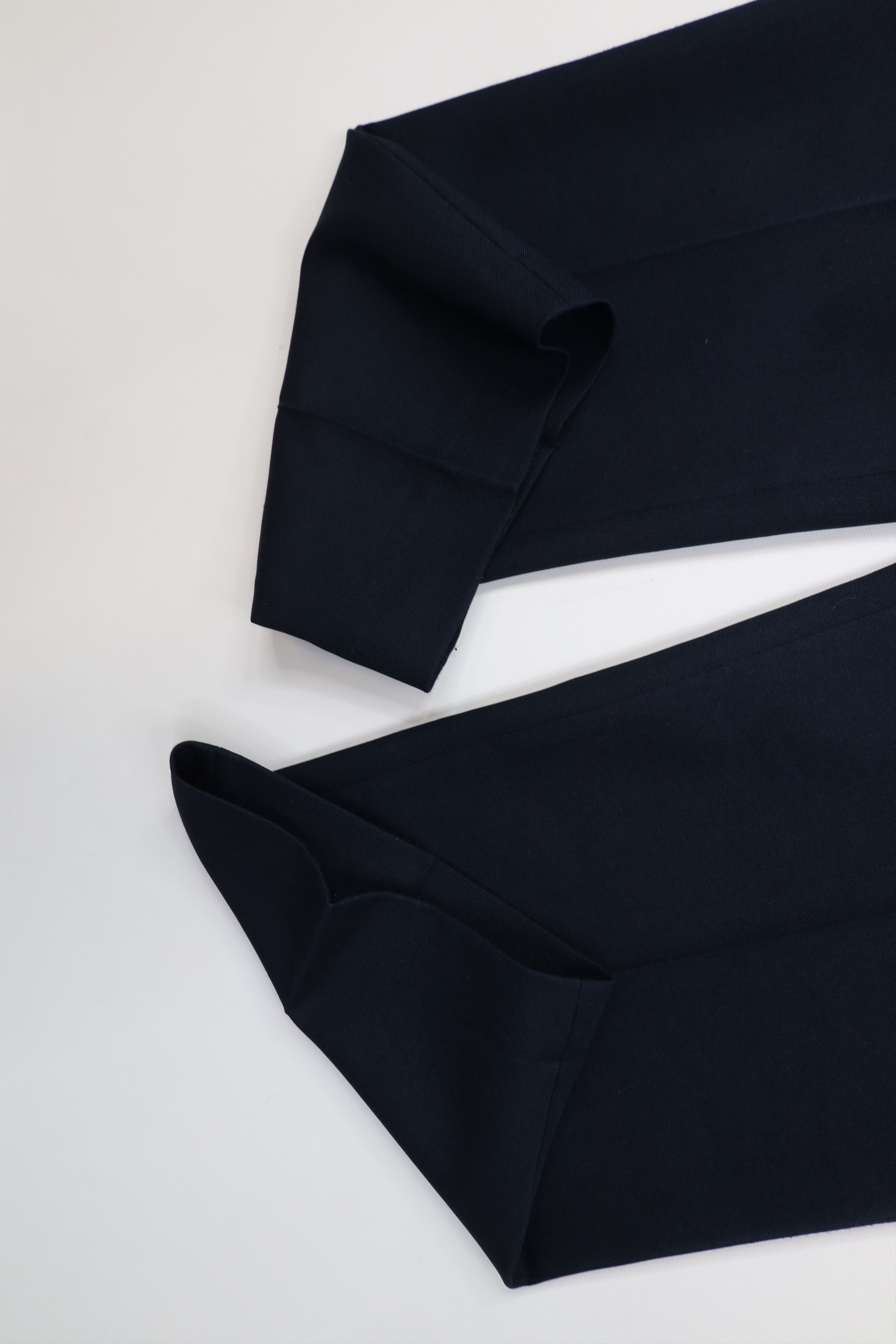 Vintage Vintage 70s Streetwear Wide Leg Chino Pants Navy Blue USA Size US 36 / EU 52 - 5 Thumbnail