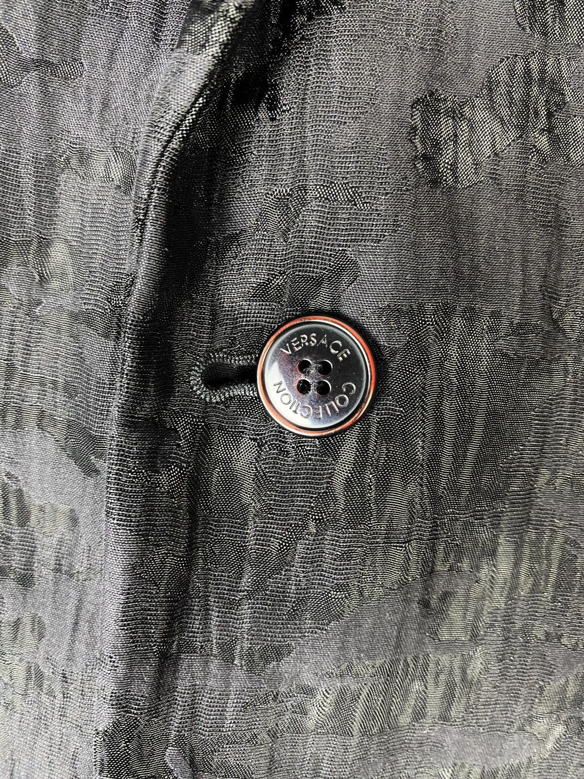 Versace Versace Collection Black Jacquard Sport Coat jacket blazer Size US L / EU 52-54 / 3 - 10 Thumbnail