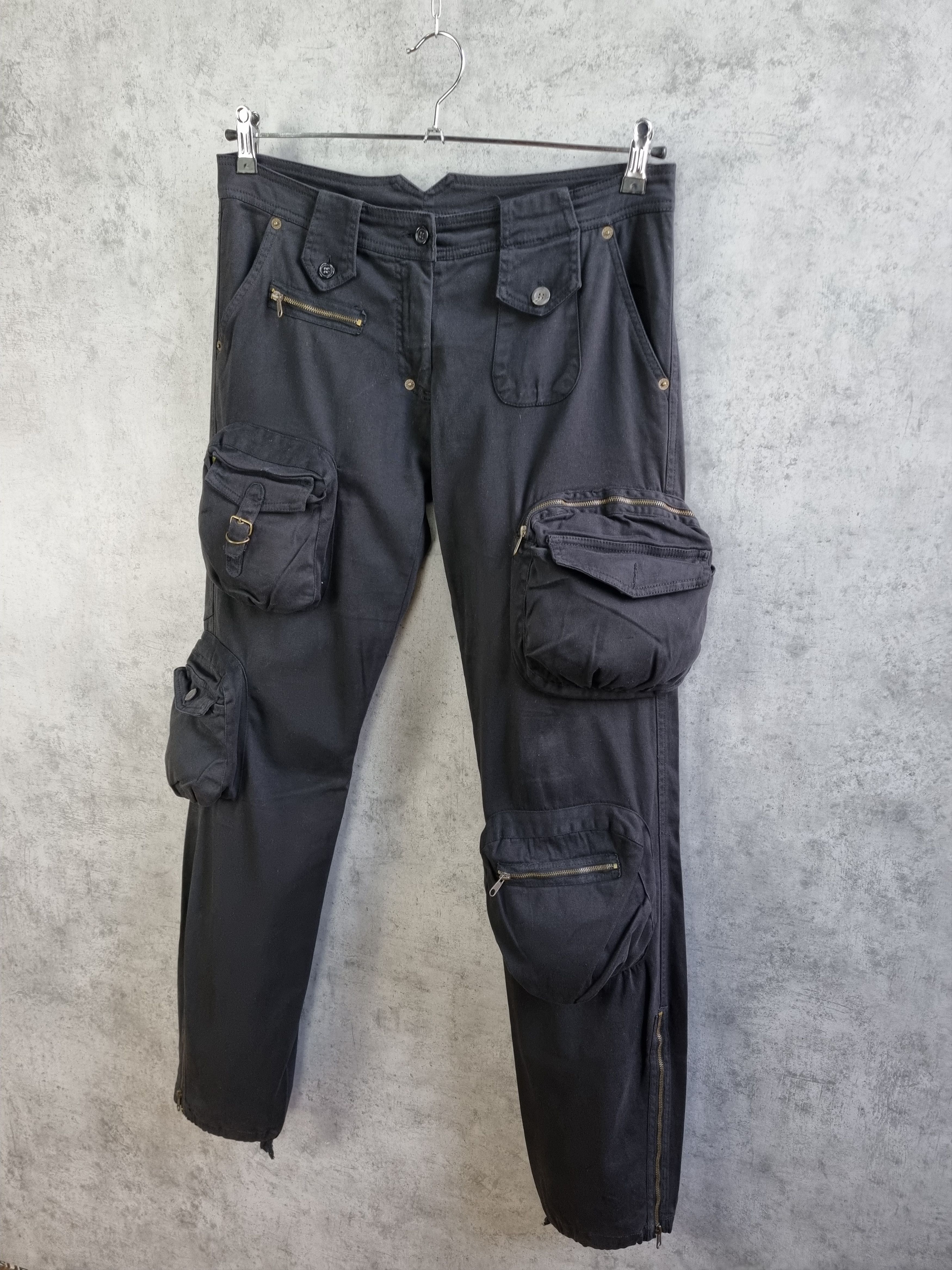 Japanese Brand × Seditionaries Double Cargo Big Pockets Vintage Cotton Pants Size US 28 / EU 44 - 1 Thumbnail
