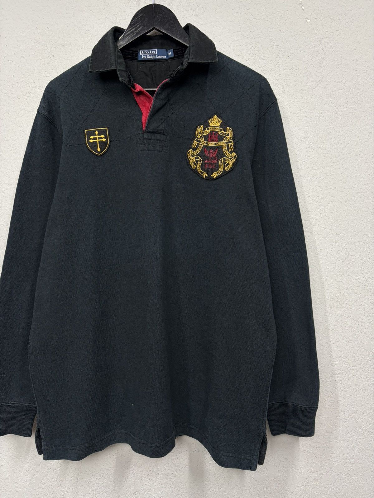 Polo Ralph Lauren Vintage Polo Ralph Lauren Rugby Polo Long Sleeve RRL Drake Size US L / EU 52-54 / 3 - 5 Thumbnail