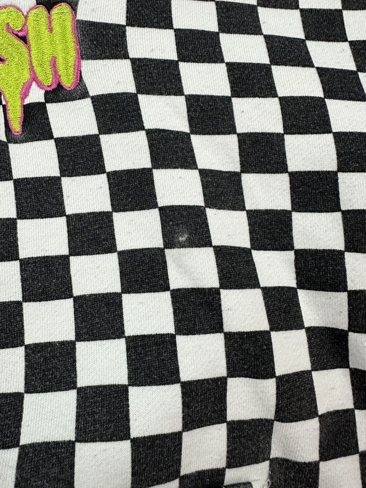 CHILDS CHILDISH Sweatshirt Hoodie Checkered Spellout Rare Size US M / EU 48-50 / 2 - 3 Thumbnail