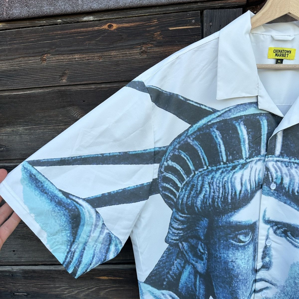 Market Chinatown Market NYC New York City Button Up Shirt XL Rare Size US XL / EU 56 / 4 - 3 Thumbnail