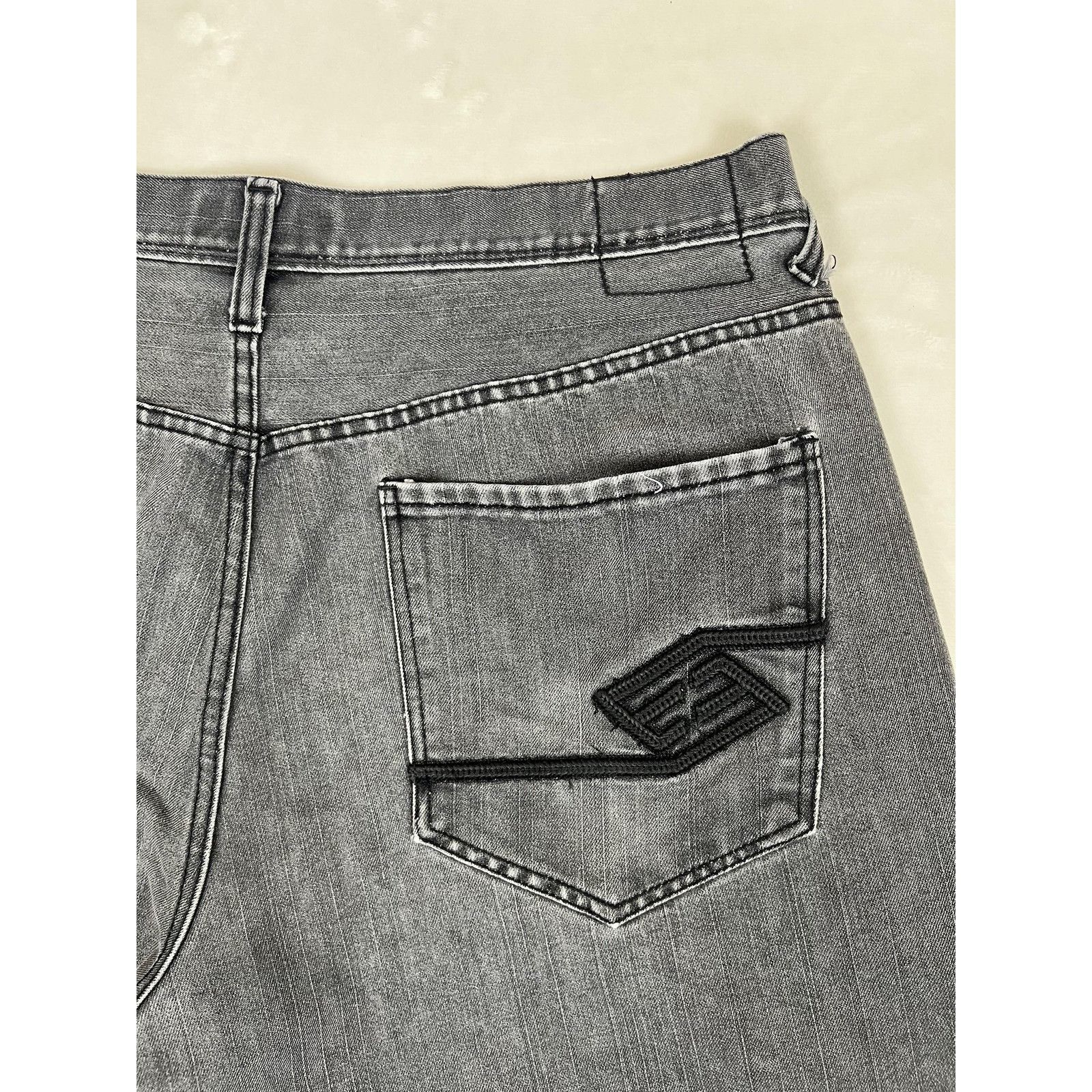 Enyce Vintage Enyce Jeans Mens 42 Baggy Black Faded Denim Hip Hop Size US 42 / EU 58 - 7 Thumbnail