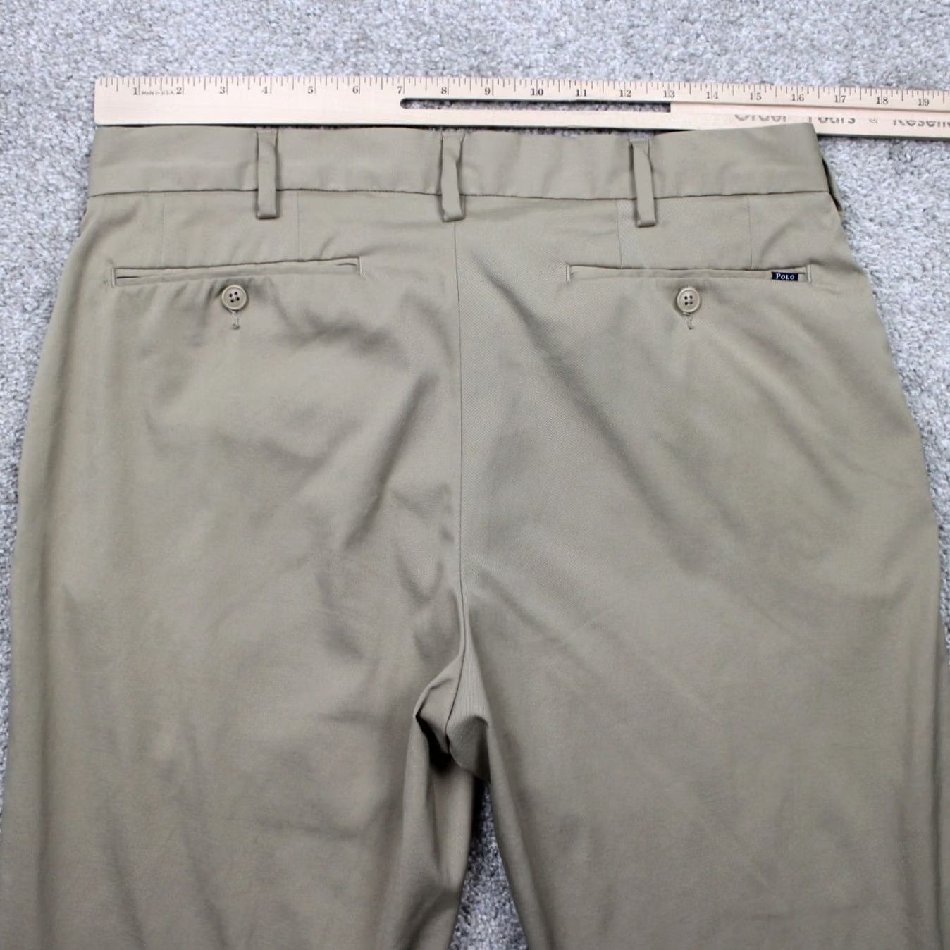 Polo Ralph Lauren Polo Ralph Lauren Performance Pants Men 34x32 Beige Polyester Stretch Flat Front Shirt? Size US S / EU 44-46 / 1 - 7 Thumbnail
