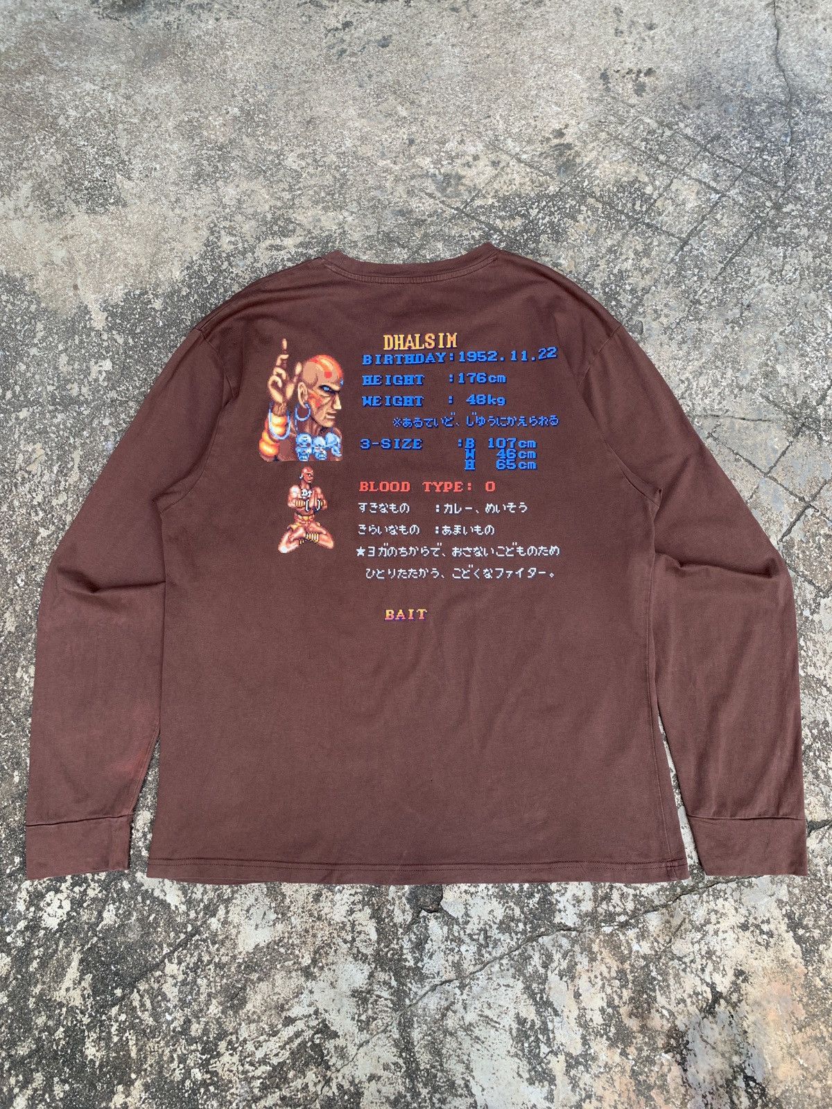 Bait × Japanese Brand × Medicom Toy BAIT x Street Fighter "Dhalsim" Character Pixelate Tee Size US XL / EU 56 / 4 - 1 Thumbnail