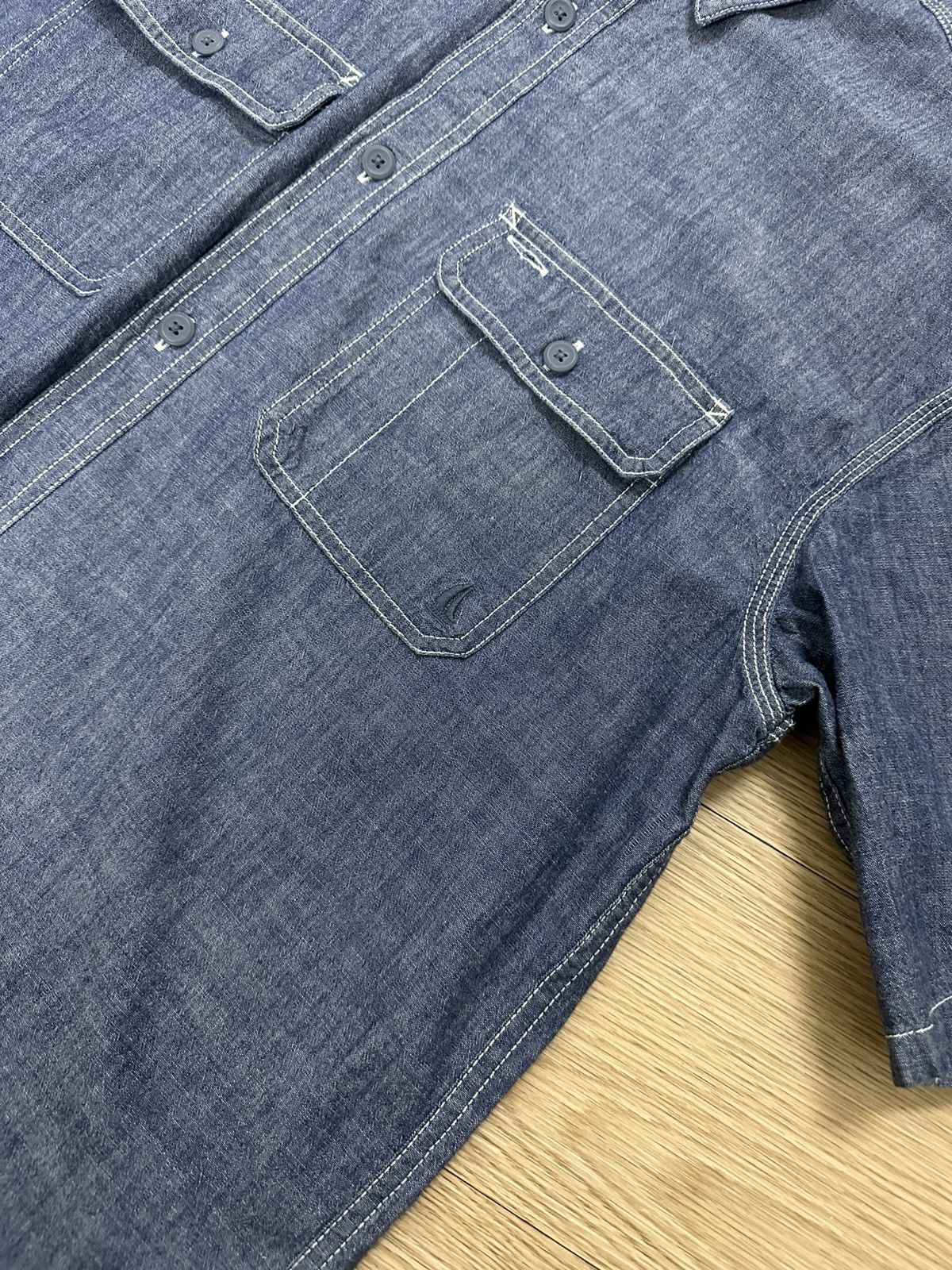 Beauty Beast × JW Anderson × Uniqlo Rare J.W. Anderson Uniqlo Denim Double Pocket Work Shirt Size US L / EU 52-54 / 3 - 5 Thumbnail