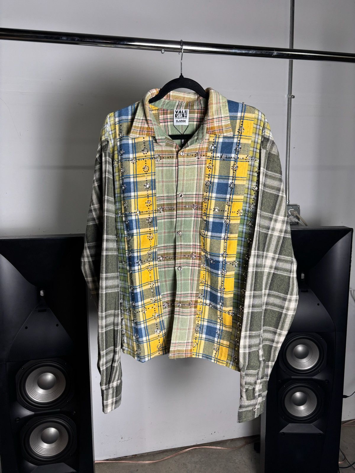 Vale Vale Forever Earth Day Flannel 'Green/Patchwork' Size US XL / EU 56 / 4 - 1 Thumbnail