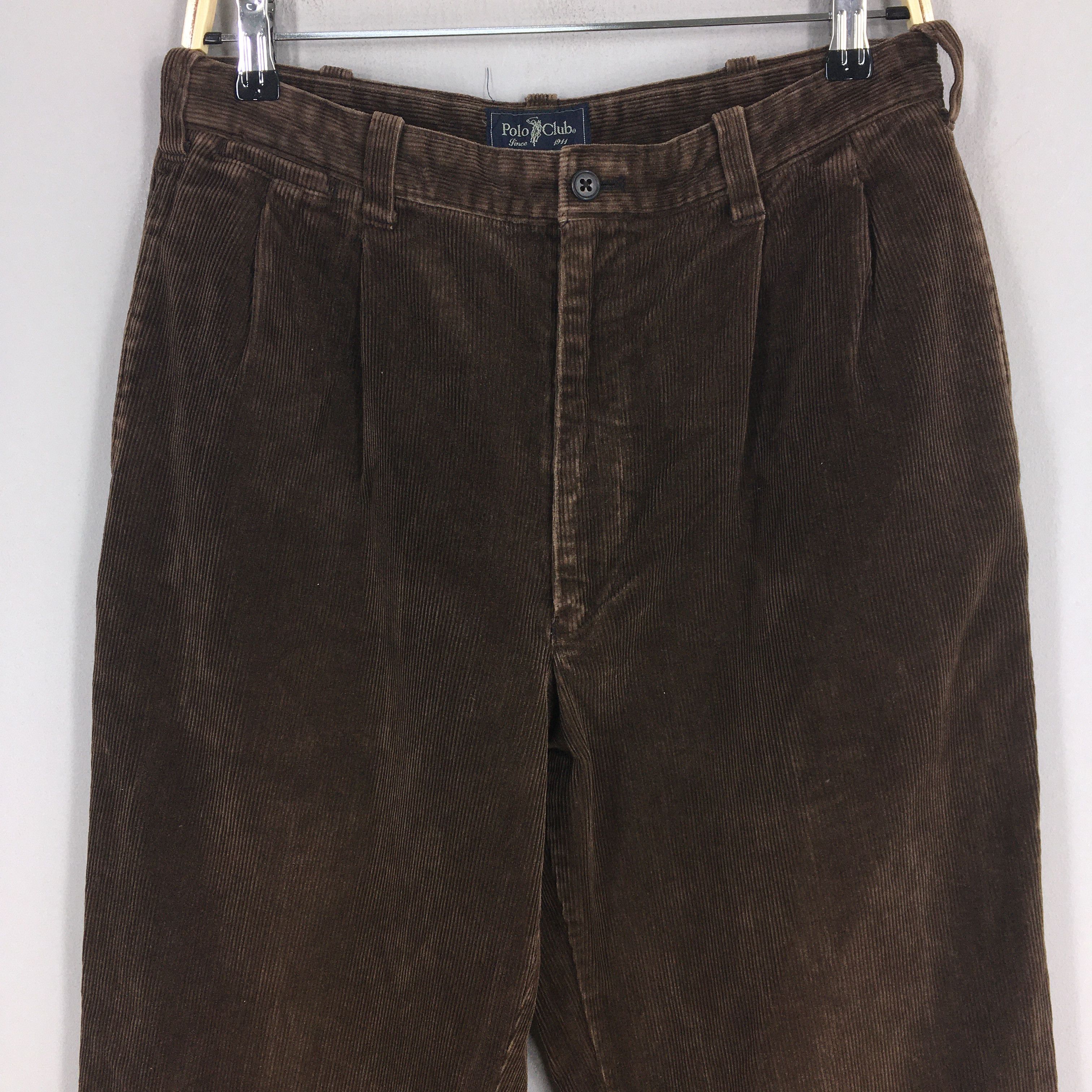 Other Size 30x27.5 Polo Club Pants Corduroy Pants Baggy S1077 Size US 30 / EU 46 - 2 Thumbnail