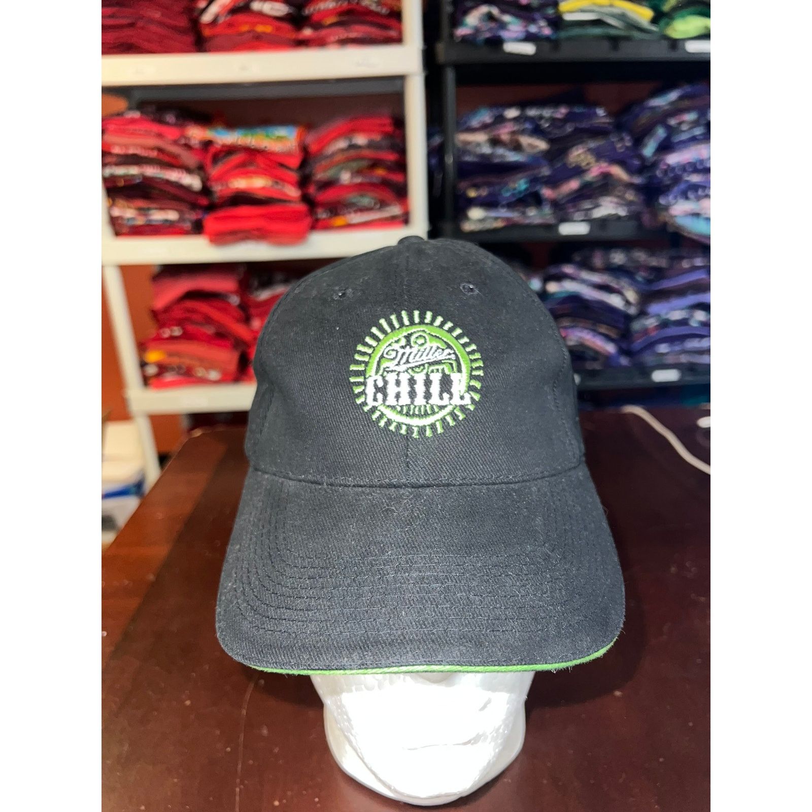 Other Miller Beer Hat Chill Green Black Alcohol Promo Cap Headwear Size ONE SIZE - 1 Thumbnail