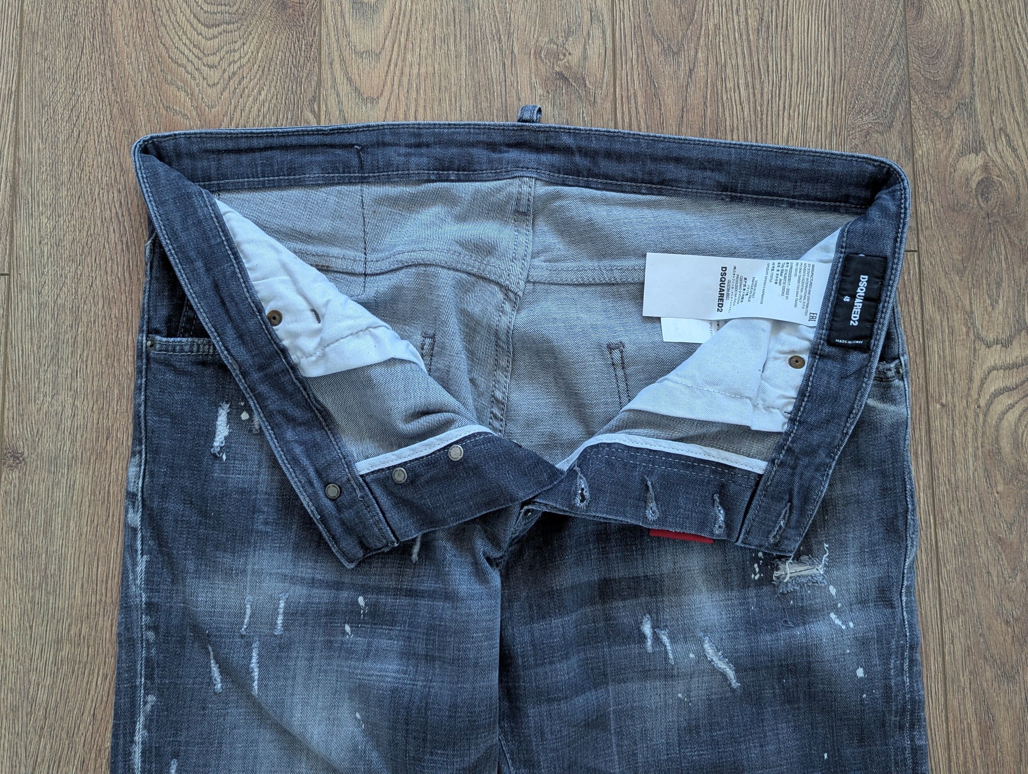 Dsquared2 DSQUARED2 Tidy Biker Jean Made In Italy Denim Pants Luxury Size US 32 / EU 48 - 9 Thumbnail