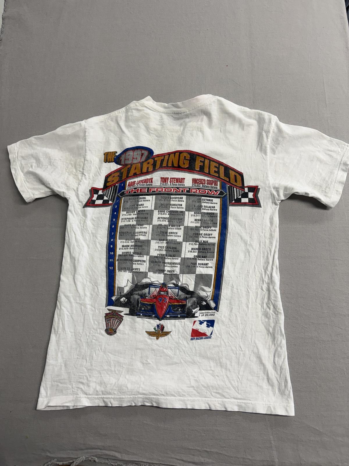Jerzees Vintage Indianapolis 500 T-shirt 1997 Starting Field Tee - M Size US M / EU 48-50 / 2 - 2 Thumbnail