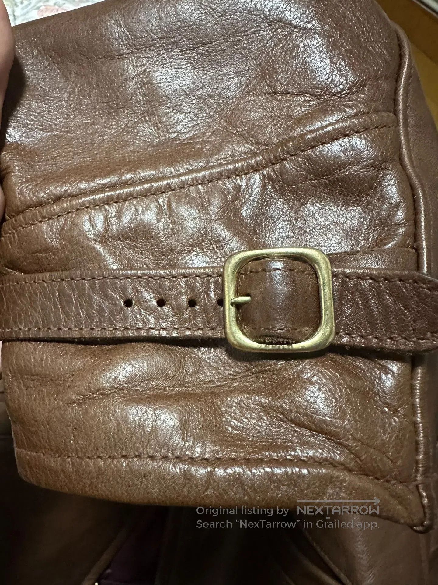 Good Worth & Co. Goodwear 1930s Horsehide Leather Jacket. Size US S / EU 44-46 / 1 - 6 Thumbnail