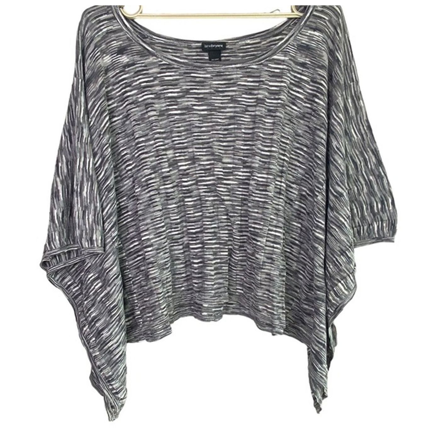 Other Lane Bryant Oversized Blouse Lightweight 26 28 Grey Black Size 4XL / US 24-26 - 1 Preview
