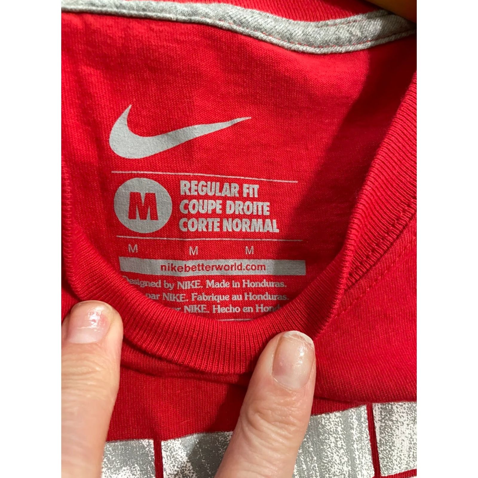 Nike Nike T-Shirt Mens Medium Red "Every Damn Day Just Do It" Size US M / EU 48-50 / 2 - 4 Thumbnail