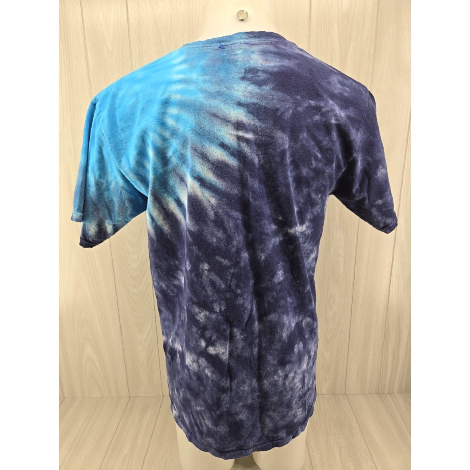 Disney Disney Parks 2017 T-Shirt Tee Tie Dye Mickey Mouse Fantasia Disney Brand Shirt Mens LRG Blue Cotton Graphic Print Short Sleeve Crew Neck Vintage: No Size US L / EU 52-54 / 3 - 7 Thumbnail