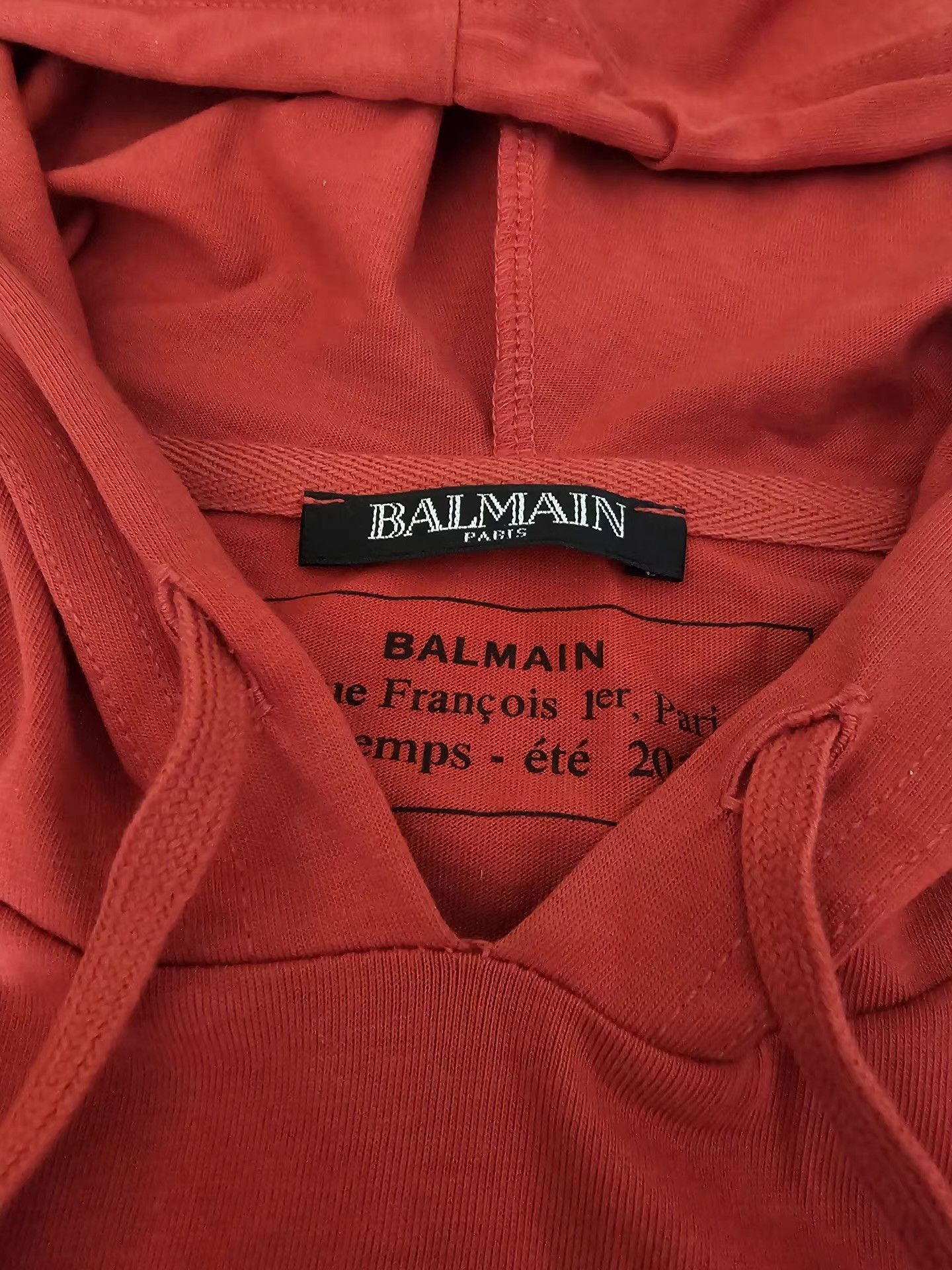 Balmain Balmain Main Line Hooded Long Sleeve T-Shirt Q4 Size US S / EU 44-46 / 1 - 3 Thumbnail