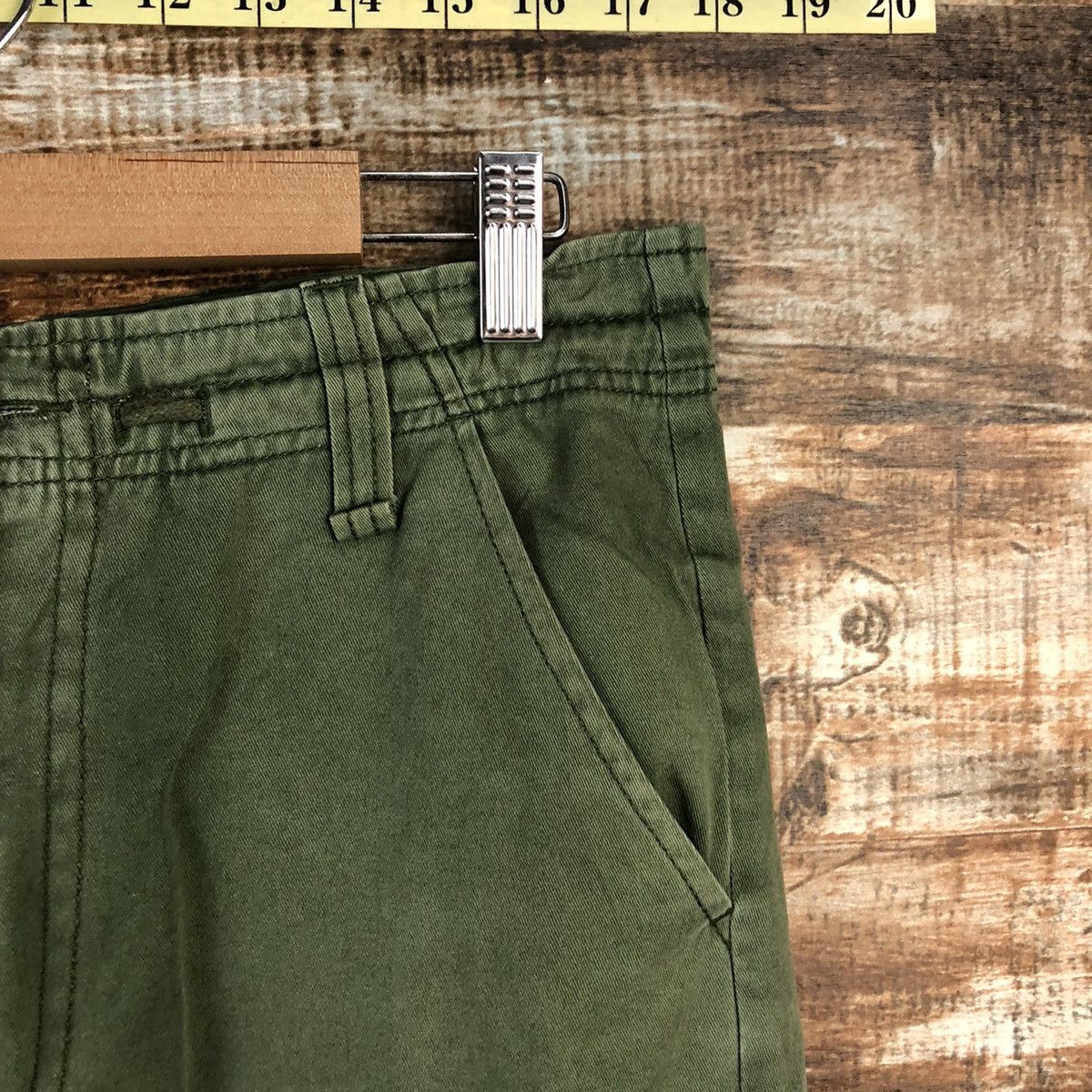 Japanese Brand DLL Browny Green Cargo Multipocket Pants #C100 Size US 29 - 8 Thumbnail