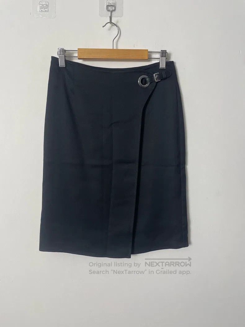 Hermes Hermes Leather Buckle Skirt with Tag Size 24" / US 00 / IT 34 - 1 Thumbnail