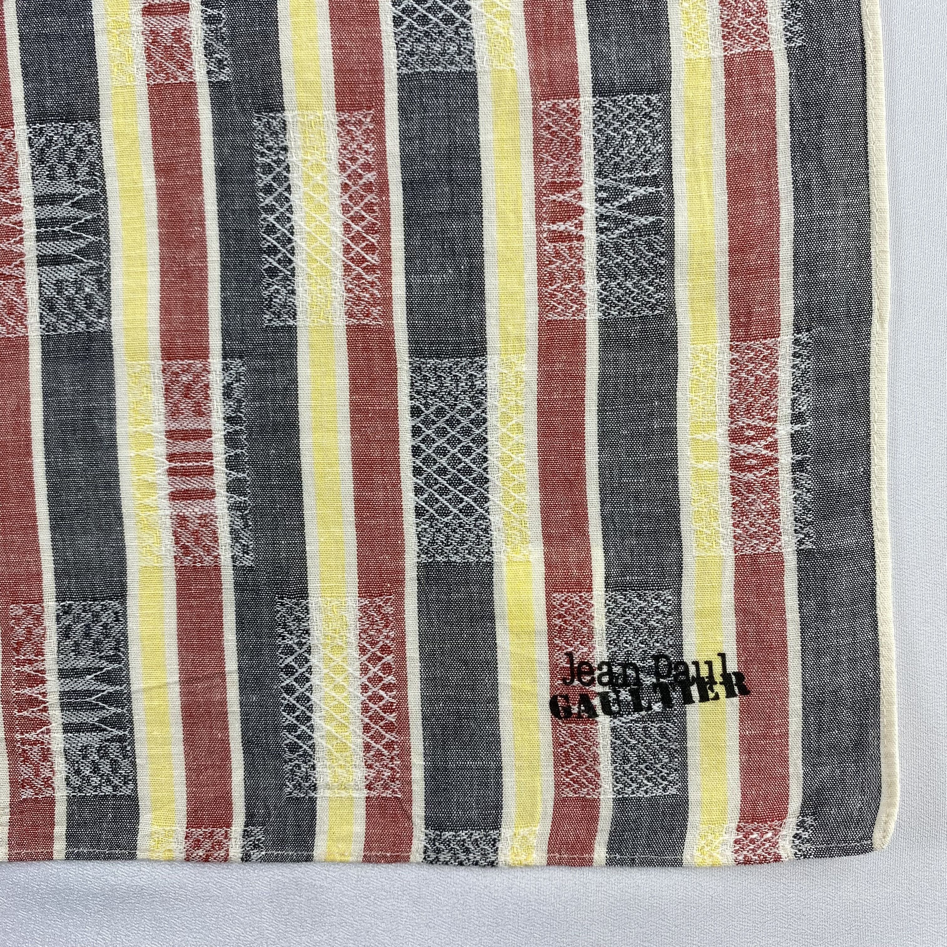 Jean Paul Gaultier × Vintage Jean Paul Gaultier Bandana/ Handkerchief / Neckerchief-P1342 Size ONE SIZE - 3 Thumbnail