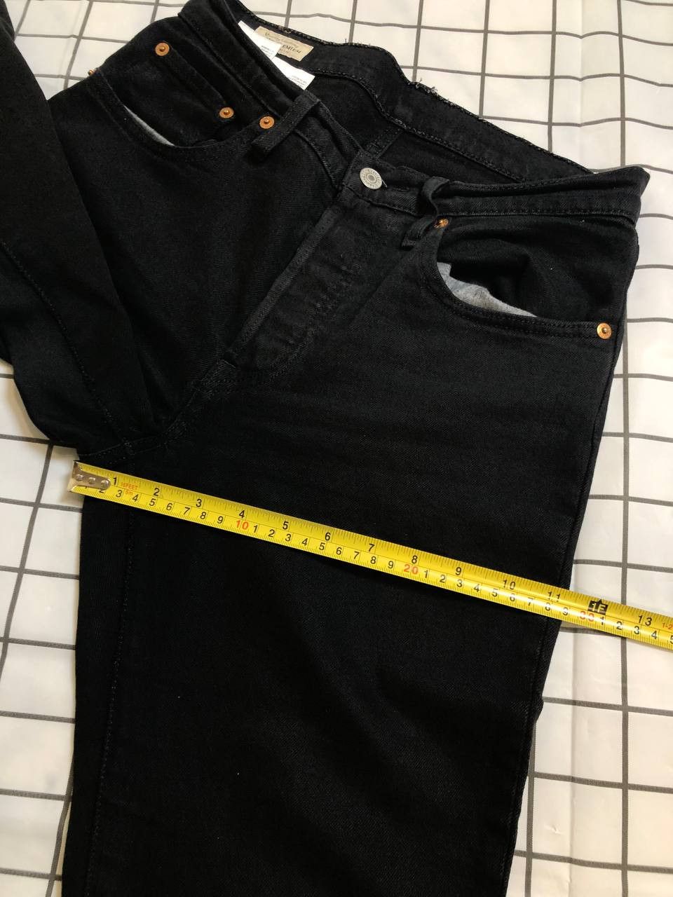 Levi's Levi Straus 501 Jeans Men Black Original Fit Pockets Size US 26 / EU 42 - 6 Thumbnail