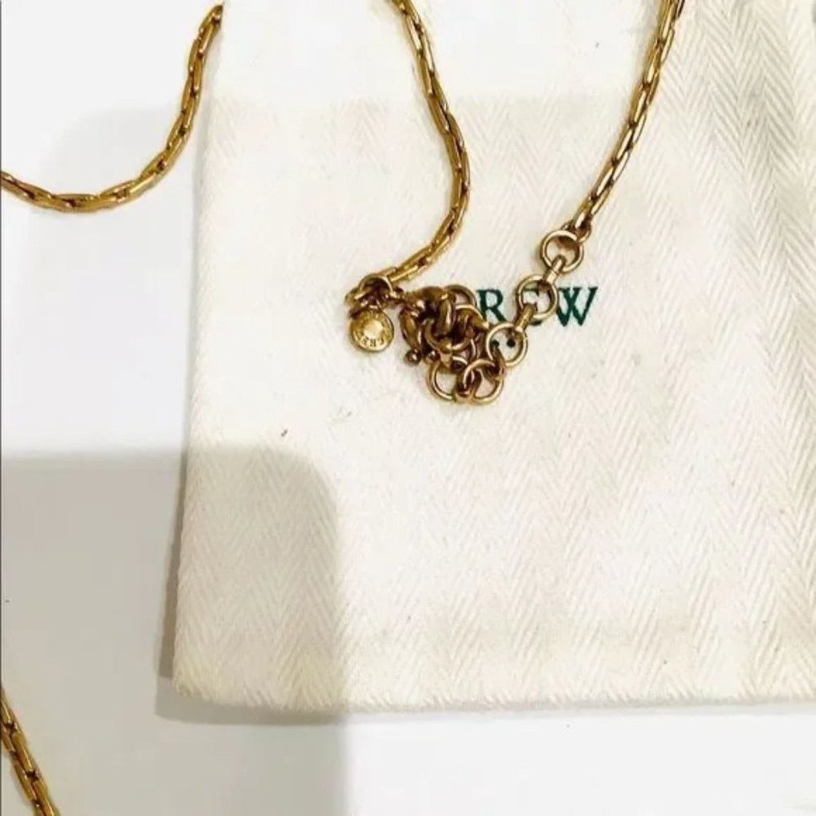 J.Crew J. CREW Long Strand Crystal Pave Tribal Pendant Necklace Size ONE SIZE - 4 Thumbnail