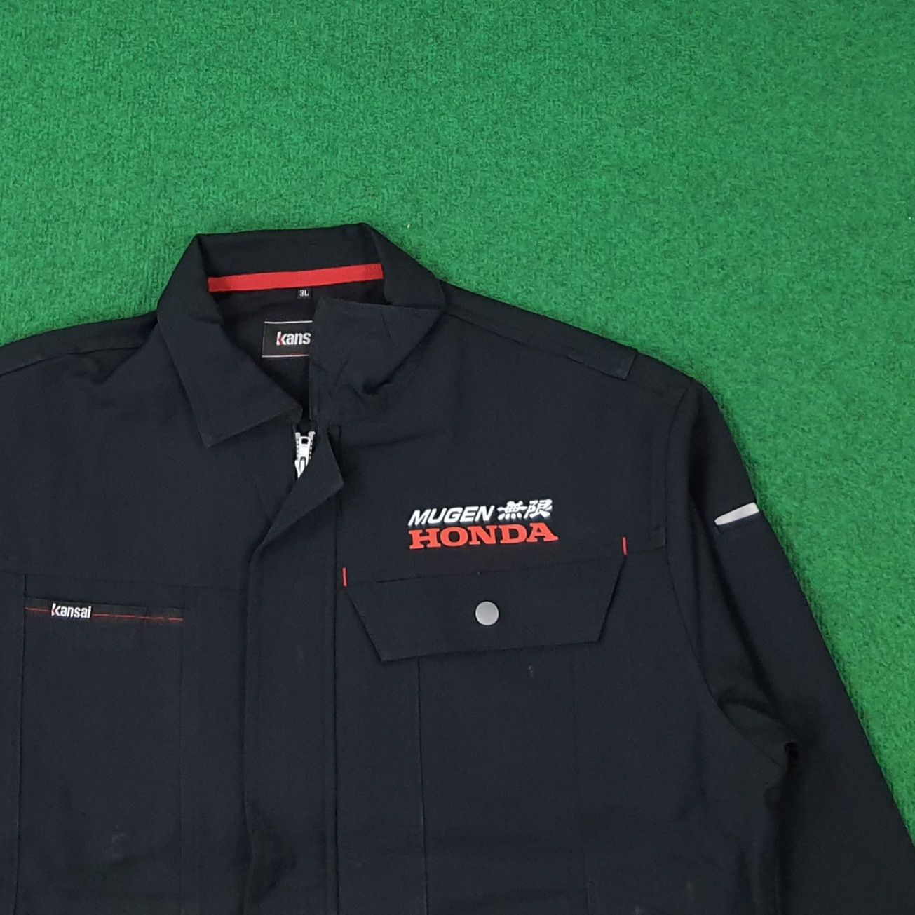 Japanese Brand Vintage Mugen Honda Motorsports Custom Jacket C266N1 Size US L / EU 52-54 / 3 - 3 Thumbnail